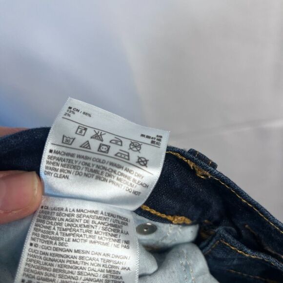 Old Navy "The Flirt" Dark Wash Non Destructed Skinny Jeans Size 6 Short - Picture 7 of 9